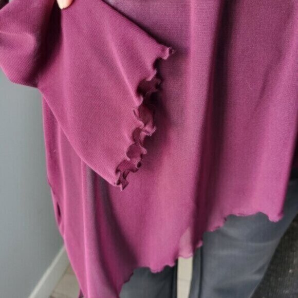 Picadilly Sheer Mesh Blouse Size Small - Picture 4 of 12